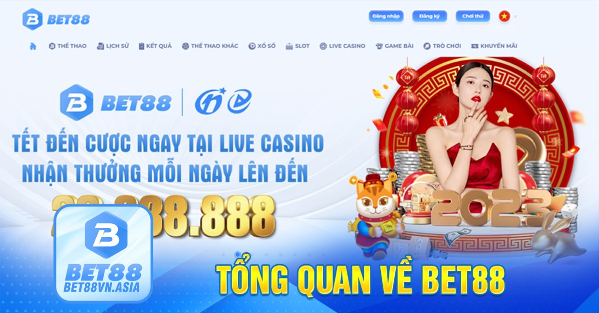 Vài thông tin cơ bản về sảnh cược bet88